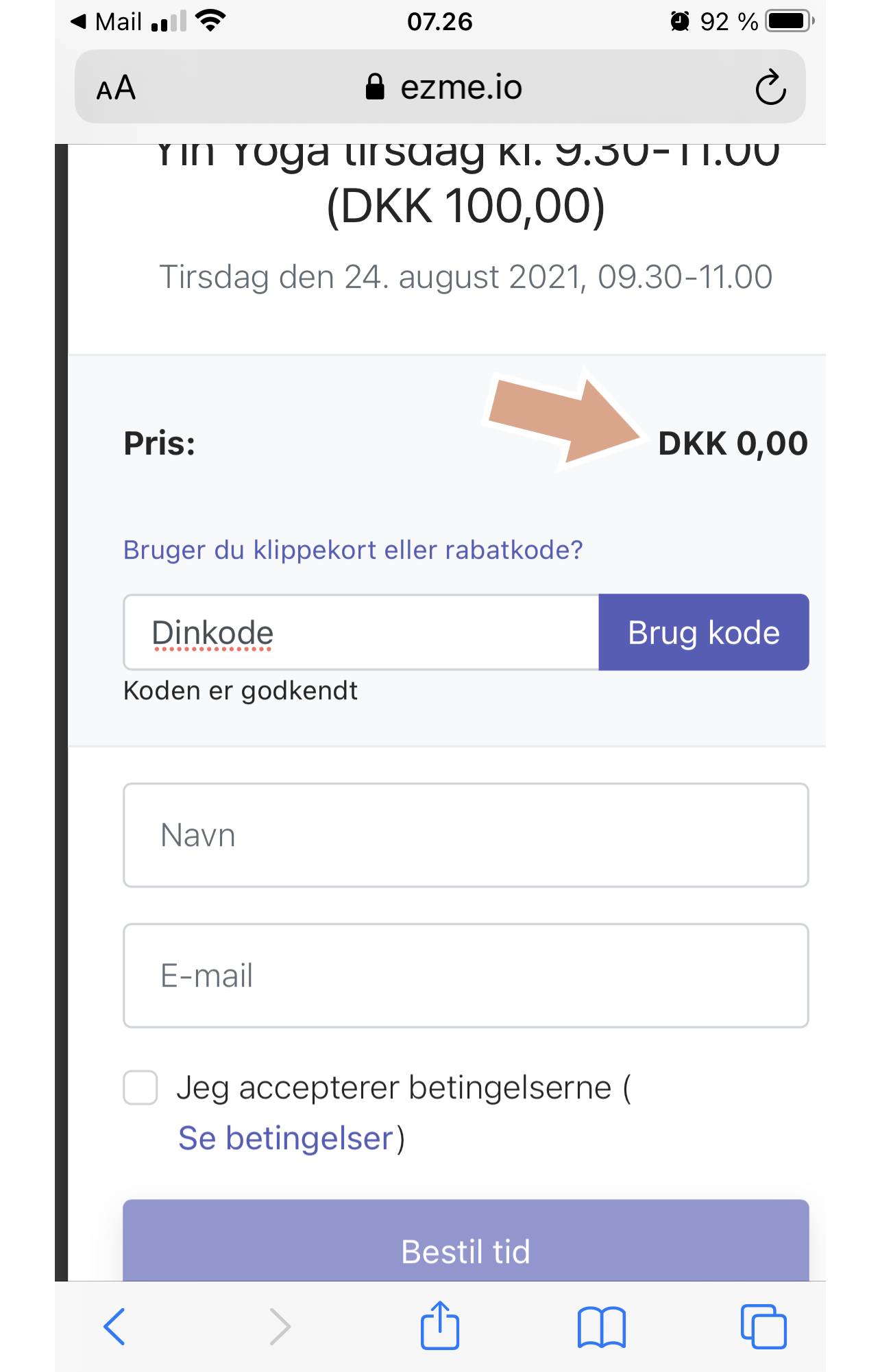 Brug klippekort 6